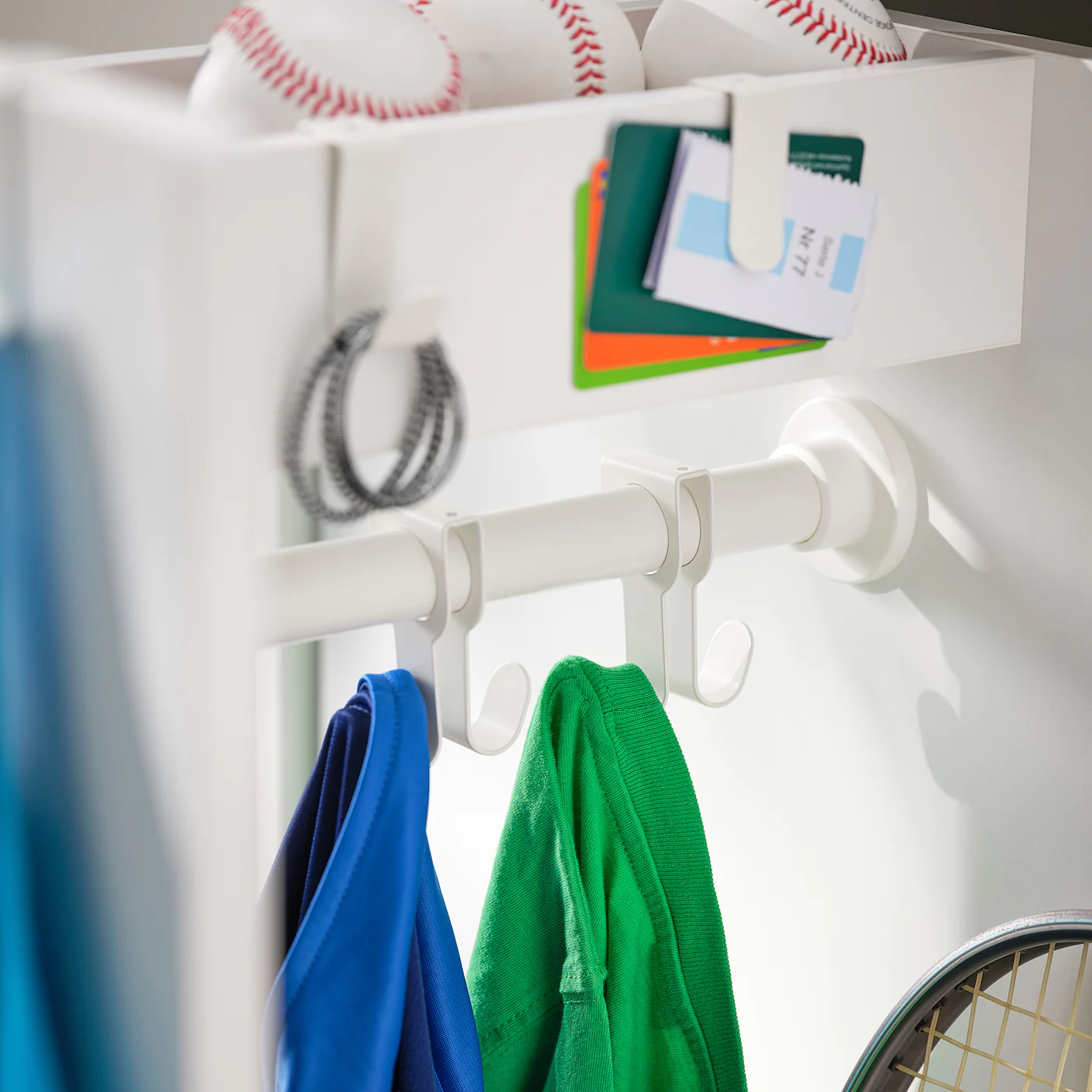 IKEA SMÅSTAD Wardrobe With Pullout Unit White Green/with Clothing Rod 23 5/8x22 1/2x77 1/8 " 9 IKEA SMÅSTAD Wardrobe With Pullout Unit White Green/with Clothing Rod 23 5/8x22 1/2x77 1/8 " - Image 7