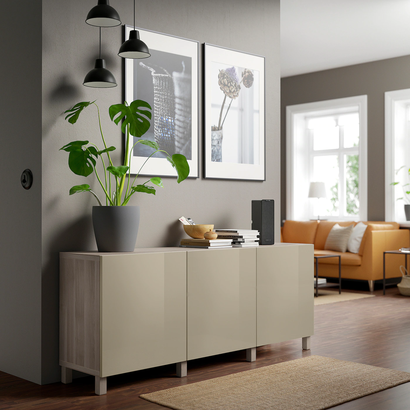 IKEA STUBBARP Leg Walnut Effect Light Gray 5 IKEA STUBBARP Leg Walnut Effect Light Gray - Image 3