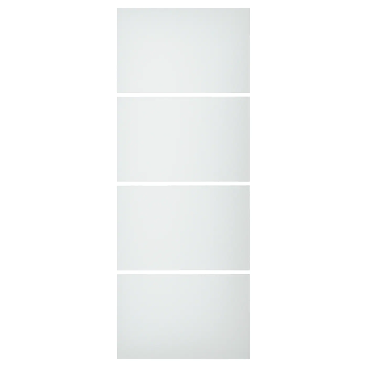 IKEA SVARTISDAL 4 Panels For Sliding Door Frame White Paper Effect 29 1/2x79 1/8 "
