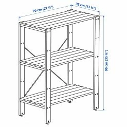 IKEA TORDH Shelving Unit, Outdoor Brown Stained 27 1/2x13 3/4x35 3/8 " 13 IKEA TORDH Shelving Unit, Outdoor Brown Stained 27 1/2x13 3/4x35 3/8 " -Ikea Storage solution systems Sales tordh shelving unit outdoor brown stained 1056957 pe848677 s5